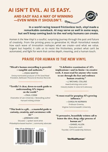 Human Is the New Vinyl back cover